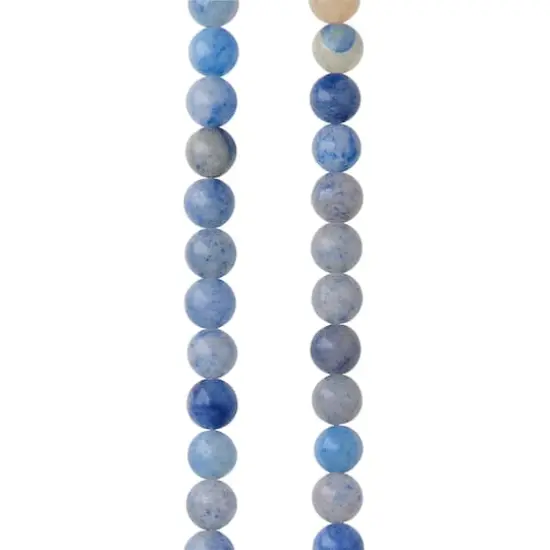 Blue Aventurine Round Beads, 6mm by Bead Landing&trade; {1}