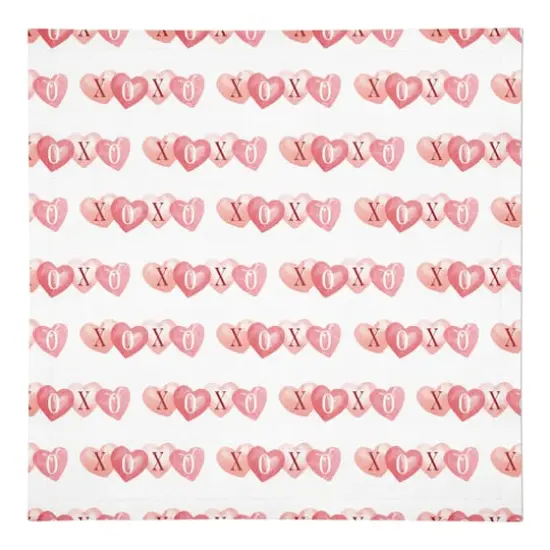 XOXO Hearts Beverage Napkin {1}