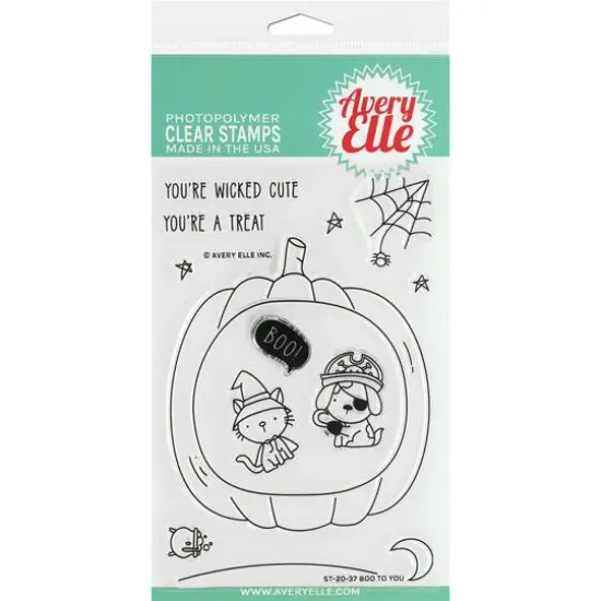 Avery Elle Boo To You Clear Stamps {1}