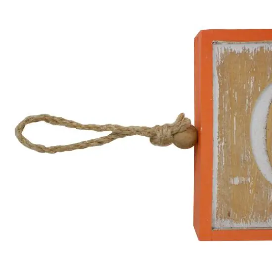 27.5" Distressed BOO Halloween Decorative Hanging Banner {3}