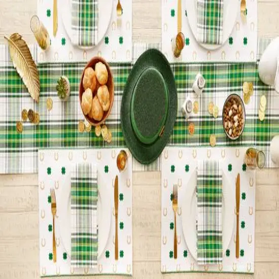 DII&reg; Clover Horseshoe Printed Placemats, 4ct. {9}