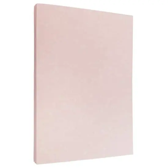 JAM Paper 8.5" x 11" Parchment Paper, 100 Sheets Pink Salmon {1}
