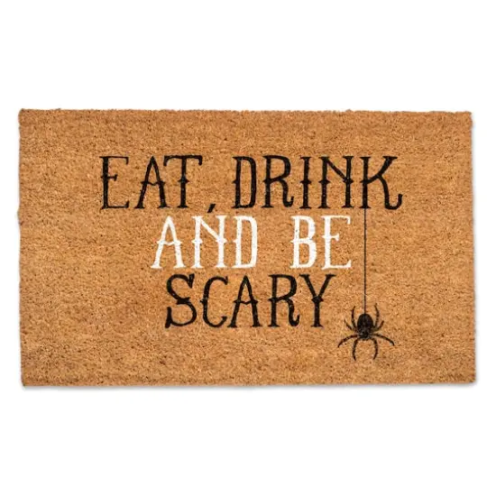 Eat Drink Be Scary Door Mat {1}