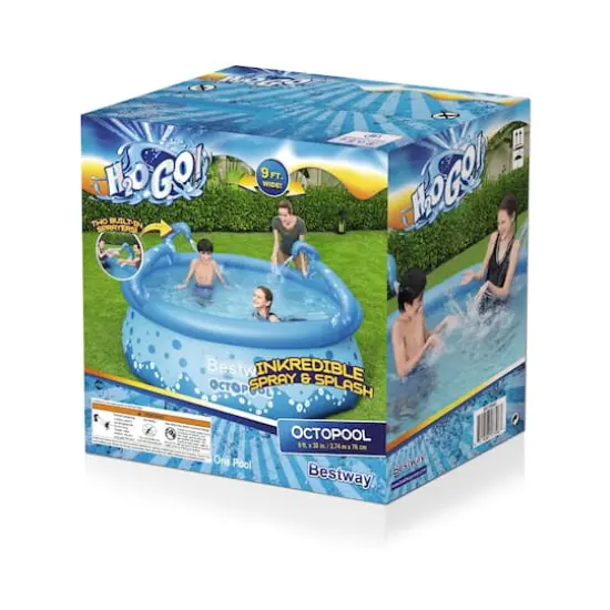 Bestway&reg; H2OGO!&reg; 9ft. OctoPool Inflatable Spray Pool {7}