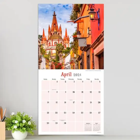 TF Publishing 2024 Mexico Wall Calendar {5}