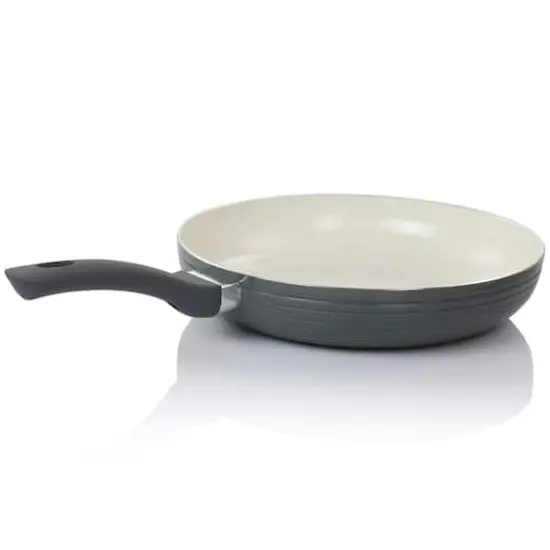 Oster Ridge Valley 12" Gray Aluminum Nonstick Frying Pan {6}