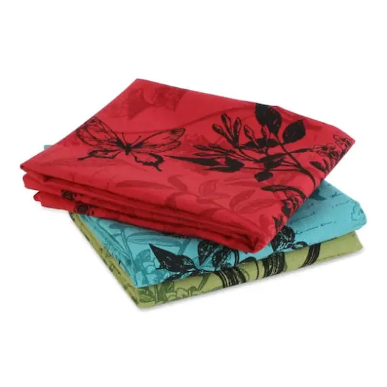 DII&reg; Botanical Print Kitchen Textiles Dishtowel Set {6}