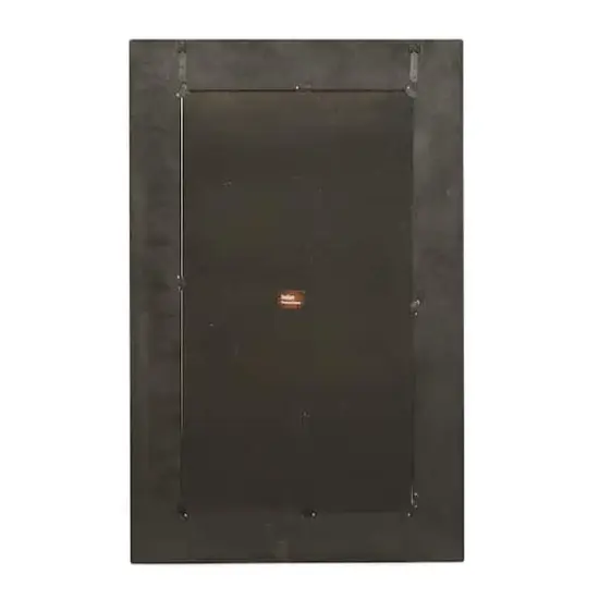 Black Wood Wall Mirror, 47" x 30" {6}