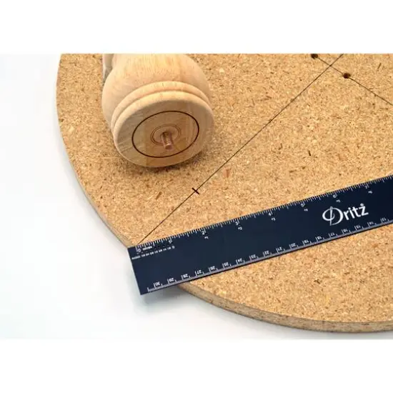 Dritz&reg; 12" Black Aluminum Specialty Ruler {6}