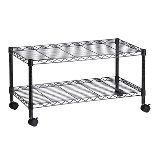 Honey Can Do Black Media Cart {1}