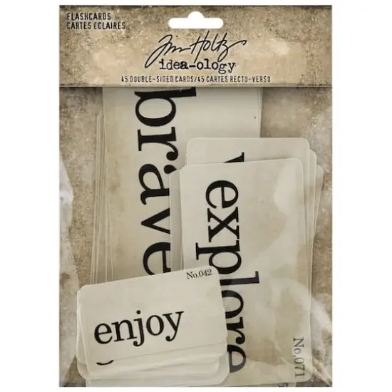 Tim Holtz&reg; Idea-Ology&reg; Double-Sided Flashcards, 45ct. {1}