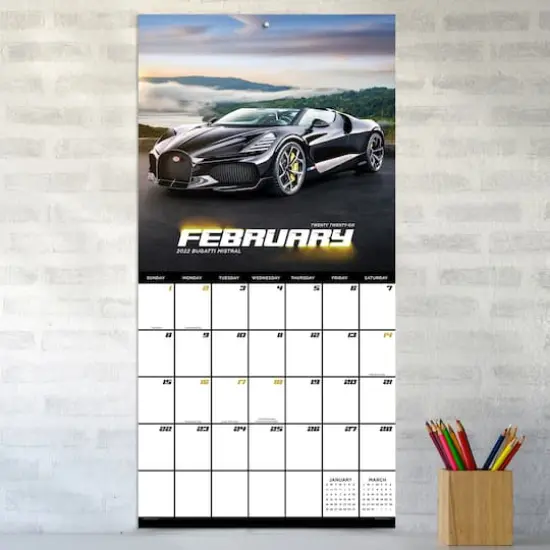 2026 Dream Cars Wall Calendar {4}