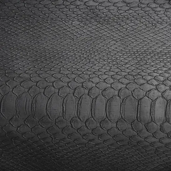 Feldman Black Reptile Faux Leather {1}