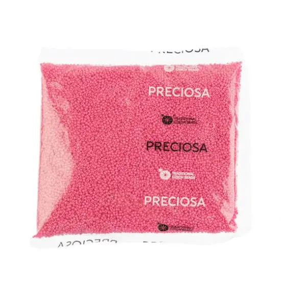 John Bead Terra Intensive 11/0 Czech Glass Seed Beads, 250g Rose Matte {3}