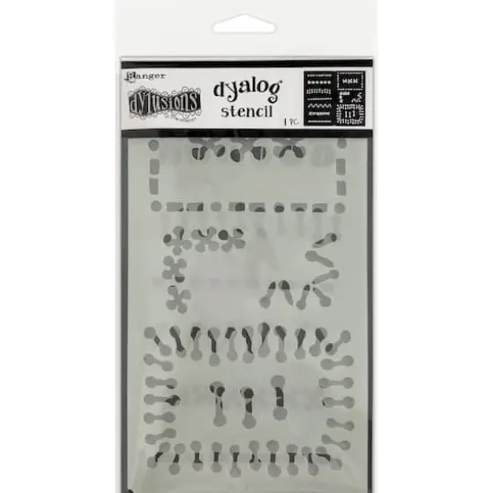 Dyan Reaveley's Dylusions Dyalog Stitch It Stencil {1}