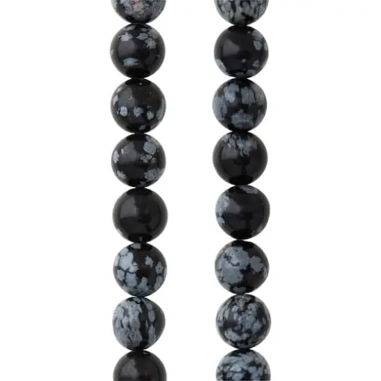 Black & Gray Jasper Round Beads, 8mm by Bead Landing&trade; {1}
