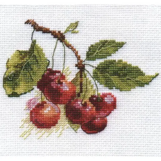 Alisa Cherry Cross Stitch Kit {1}