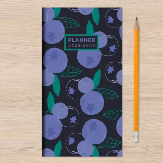 TF Publishing 2025 - 2026 Blueberry Small Monthly Pocket Planner {9}