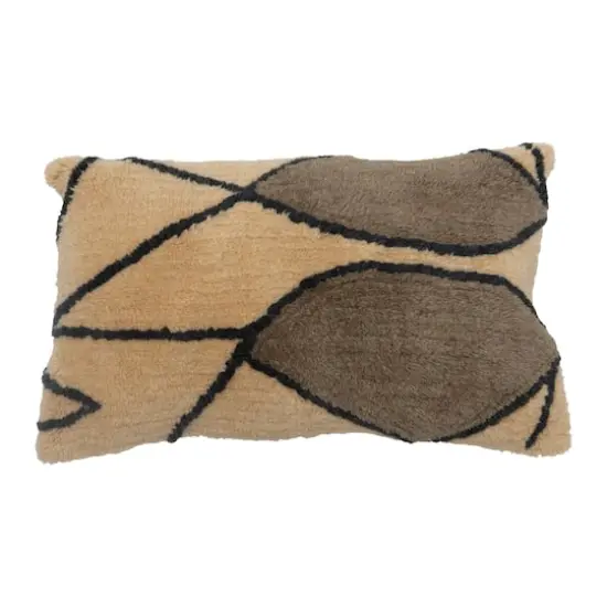 Hello Honey&reg; Wool Blend Tufted Lumbar Pillow {1}