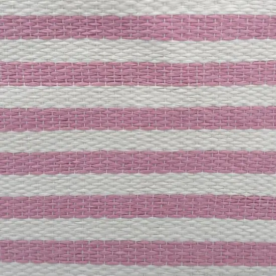 DII&reg; 17" Pinstripe Woven Paper Storage Bin Rose {4}