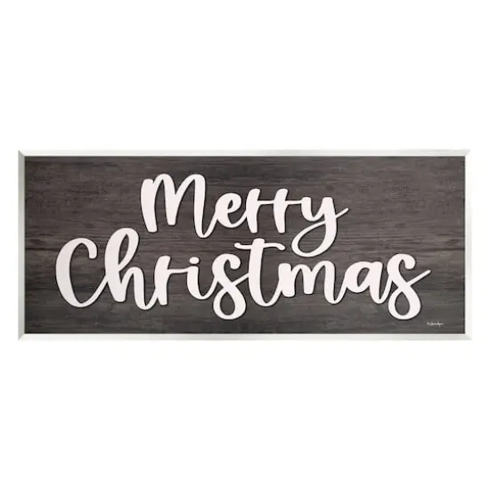 Stupell Industries Merry Christmas Farmhouse Wall Art {1}