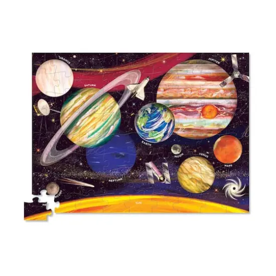 Solar System Round Box Puzzle: 72 Pcs {3}