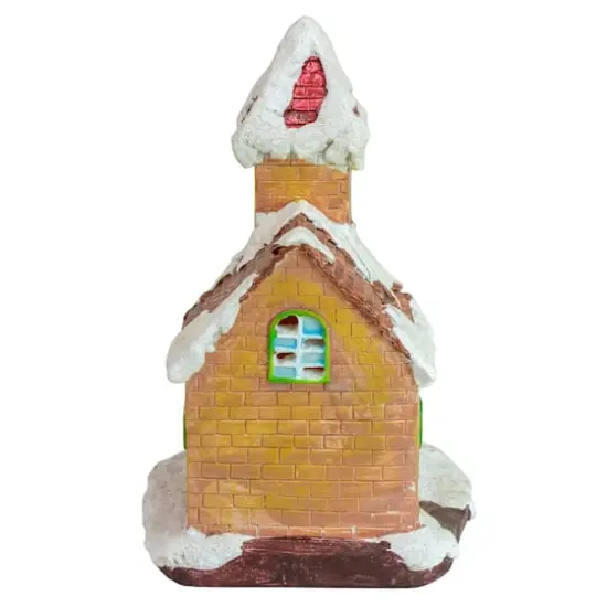 8.5" LED Lighted Church Christmas Village Decoration {4}