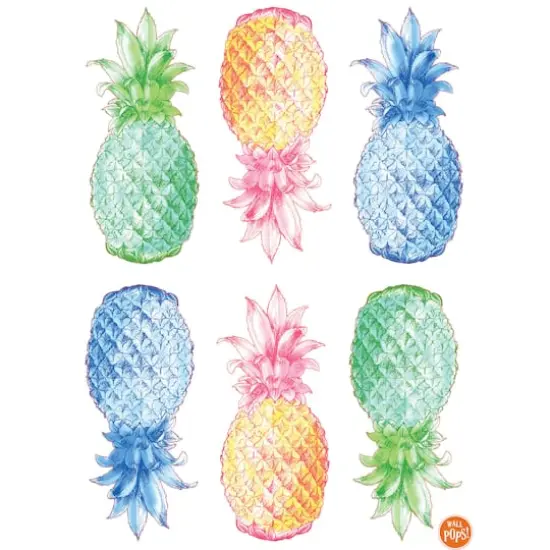 WallPops Pop Pineapples Wall Art Kit {1}