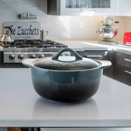 Crock-Pot 2.3qt. Artisan Casserole with Lid in Gradient Gray {6}