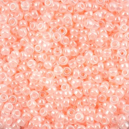 John Bead 11/0 Miyuki Glass Seed Beads, 13g Light Pink Crystal {1}