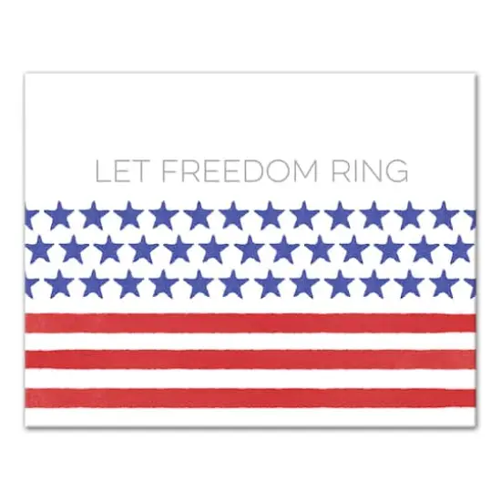 Let Freedom Ring Canvas Wall Art {1}