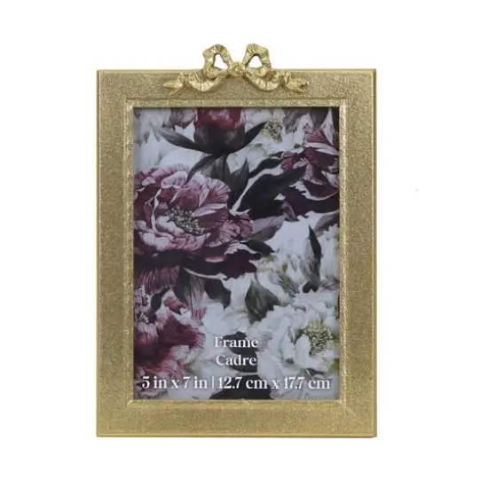 5" x 7" Gold Bow Tabletop Frame by Ashland&reg; {1}