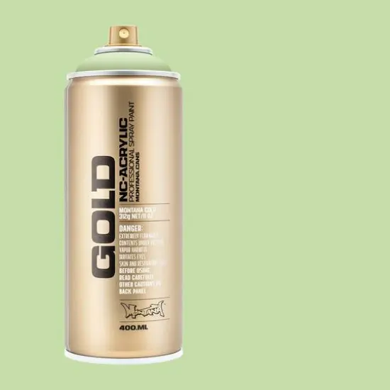 Montana&trade; Gold Acrylic Professional Spray Paint G6010 Linden Green {4}