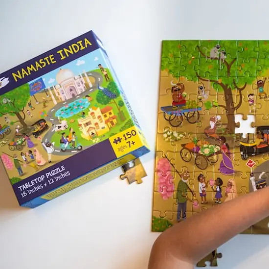 Kulture Khazana Namaste India 150 Piece Puzzle {4}