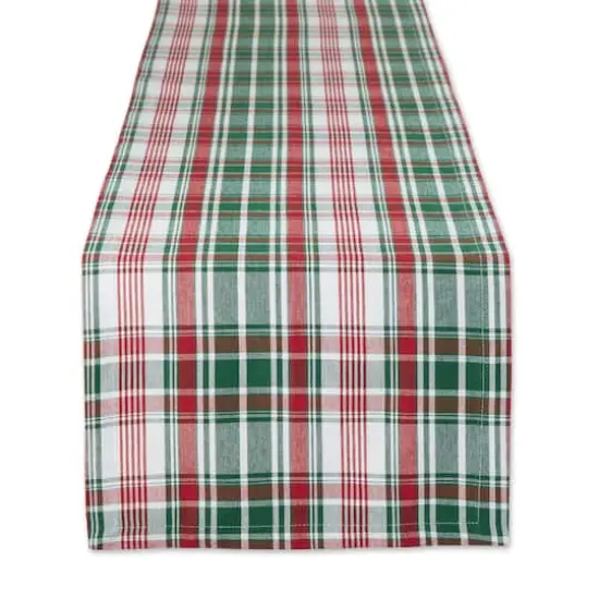 DII&reg; 72" Yuletide Plaid Table Runner {1}