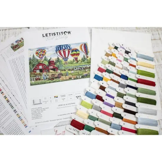 Letistitch Up Up and Away Counted Cross Stitch Kit {12}
