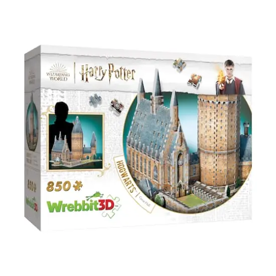 Harry Potter Collection - Hogwarts Castle - 2 3D Puzzles: Great Hall and Astronomy Tower: 1725 Pcs {5}