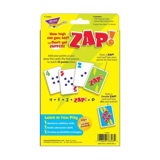 Trend Enterprises&reg; Zap! Addition Card Game {6}