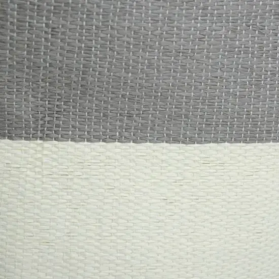 DII&reg; Large Rectangle Stripes Paper Bin Gray {7}