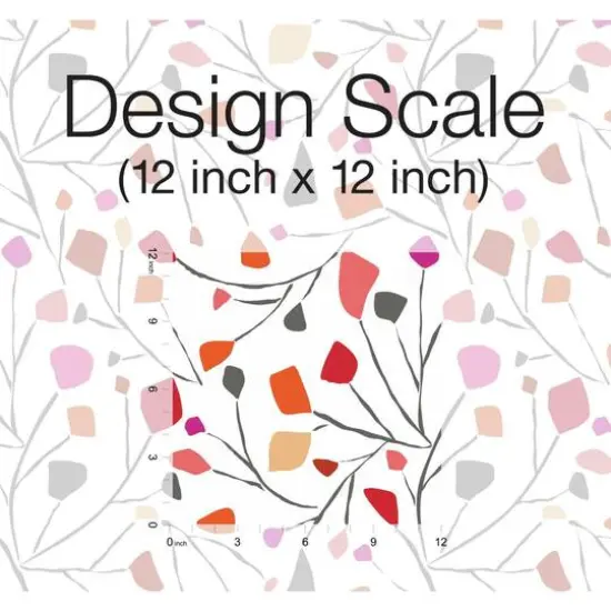 RoomMates Red Terrazzo Branch Peel & Stick Wallpaper {7}