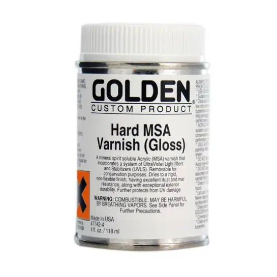 Golden&reg; Hard MSA Varnish Gloss, 4oz. {1}