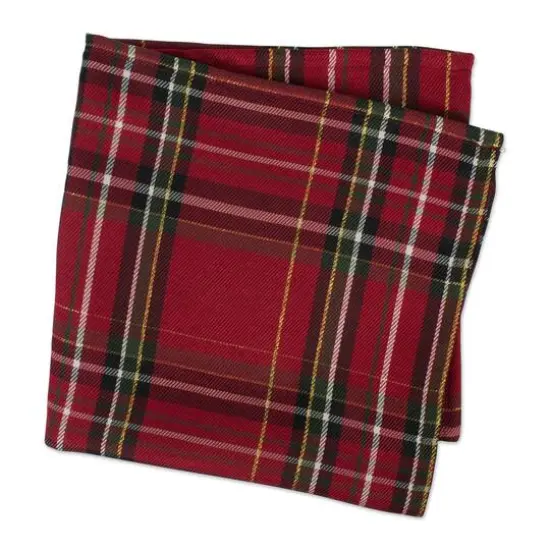 DII&reg; Holiday Metallic Plaid Napkins, 6ct. {8}