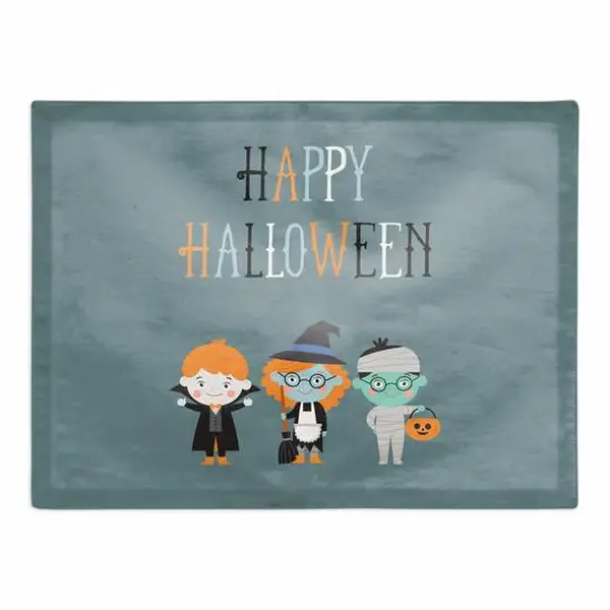Halloween Heroes Polyester Twill Placemat {1}