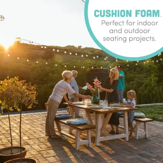 Fairfield&trade; Cushion Foam Pad, 18" x 18" x 2" {4}