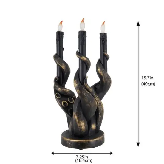 3ct. Warm White Lighted Tentacle Candelabra by Ashland® {5}