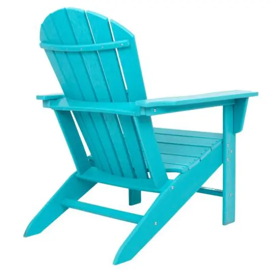 Blue Traditional Adirondack Chair {5}