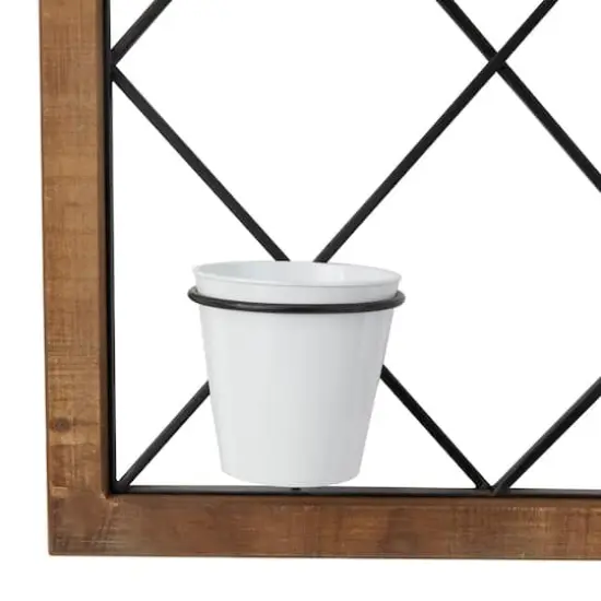 Brown Metal Traditional Arched Wall Decor 32" x 20" x 5" {4}