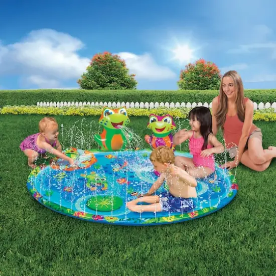 Banzai&reg; 58'' Froggy Pond Splash Mat&trade; {4}