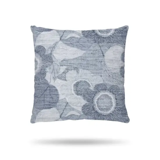 Springs Creative Modern Coastal Bellamy Raffia Chambray Blue Fabric {4}