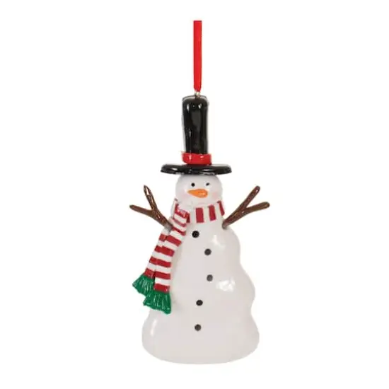 Clay Dough Snowman Ornament Set {4}
